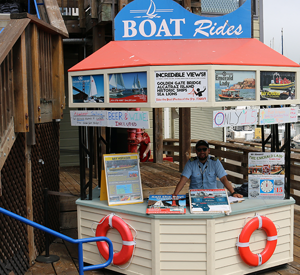 Boat rides ticket booth