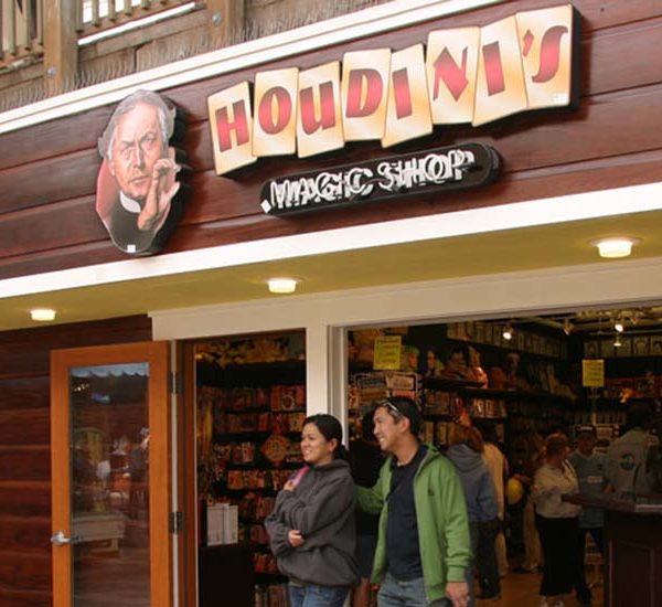 Exterior of Houdini's Magic Shop