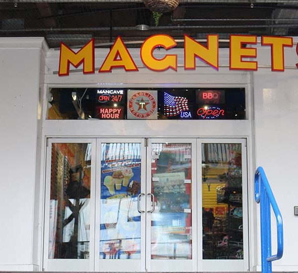 Exterior of Magnets shop