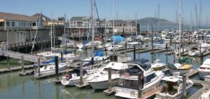 PIER 39 Marina with boats in water