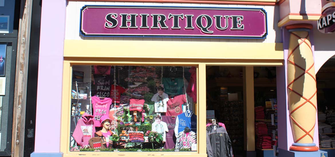 Exterior photo of Shirtique