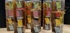 Jars of honey from Carmel Honey shop