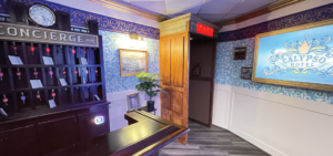 The interior of the Escape Room