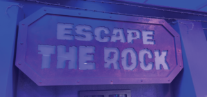 Escape the Rock sign